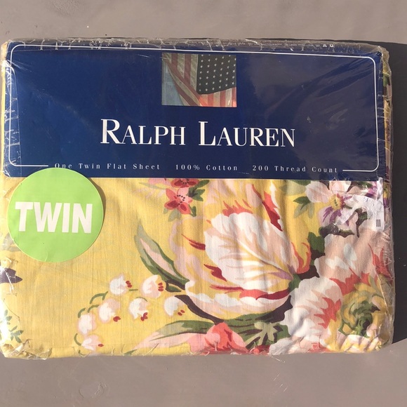 Ralph Lauren twin flat sheet